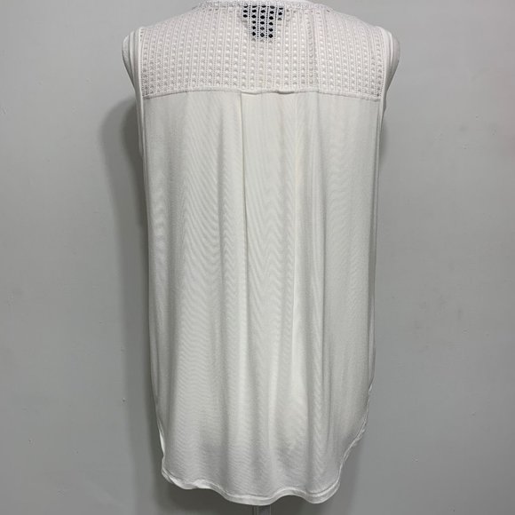 Nue Options mesh top, v-neck sleeveless shirt - Picture 4 of 4